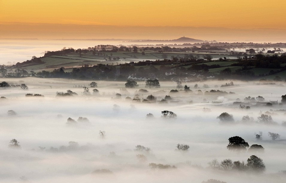 Somerset Mists surround the Tor. Photo: Stephen Spraggon